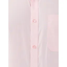 Raymond Men Contemporary Fit Spread Collar Solid Cotton Formal Shirt image 4