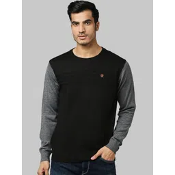 Raymond Men Grey & Black Pullover-picture-20