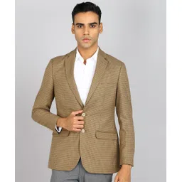 raymond Men Houndstooth Single Breasted Formal Blazer-picture-16