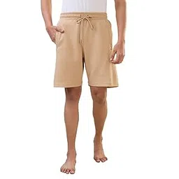 raymond Men Regular Fit Solid Pattern Cotton Polyester Blend Shorts-picture-22