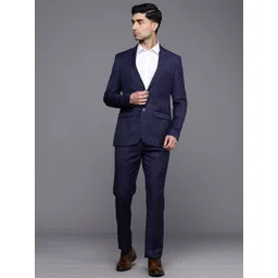 raymond Men SB 2BTN NOTCH LPL SUIT-2PCS SLIM FIT Checkered Suit-picture-10