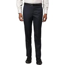 raymond Men Slim Fit Trouser (Dark Blue_36)-picture-38