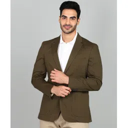 raymond Men Solid Single Breasted Casual Blazer-picture-15