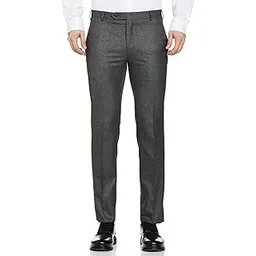 raymond Men's Regular Fit Mid Rise Pants-picture-15