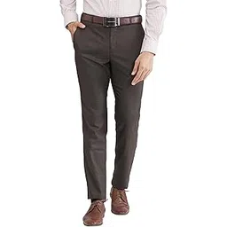 raymond Men's Slim Fit Mid Rise Trouser-picture-36