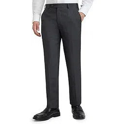 raymond Men's Slim Fit Mid Rise Trouser-picture-22