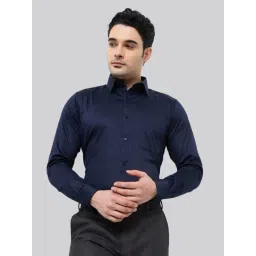 Raymond Navy Slim Fit Shirt-picture-22