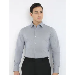 Raymond Printed Pure Cotton Slim-Fit Formal Shirt-picture-39