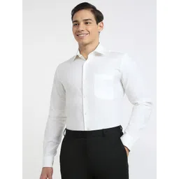 Raymond Pure Cotton Contemporary-Fit Semicutaway Formal Shirt-picture-40