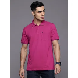 Raymond Pure Cotton Modern Fit Polo Collar T-shirt-picture-34