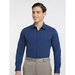 Raymond Pure Cotton Semicutaway Formal Shirt-picture-16