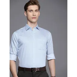 Raymond Pure Cotton Slim Fit Floral Printed Formal Shirt-picture-33