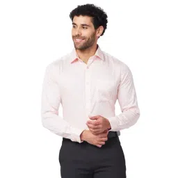 Raymond Red Cotton Classic Fit Printed Shirts-picture-35