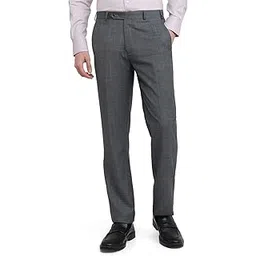 raymond Regular Fit Grey Men Trouser-picture-25