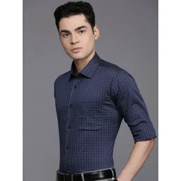 Raymond Slim Fit Checked Formal Shirt-picture-33