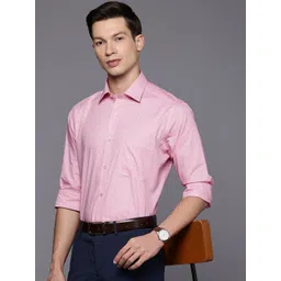 Raymond Slim Fit Checked Pure Cotton Formal Shirt-picture-13
