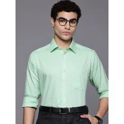 Raymond Slim Fit Checked Pure Cotton Formal Shirt-picture-33