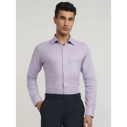 Raymond Slim-Fit Semicutaway Formal Shirt-picture-35
