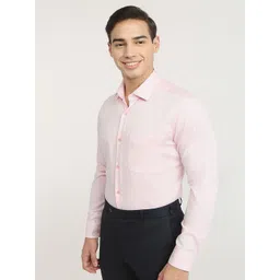 Raymond Structure Pattern Printed Contemporary Fit Cutaway Collar Formal Shirt image 3