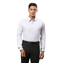 Raymond White Cotton Slim Fit Shirts-picture-25