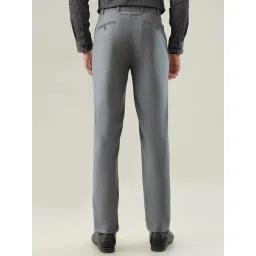 raymond Regular Fit Grey Men Trouser image 3