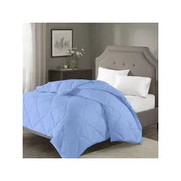 RAZZAI Blue Microfiber AC Room 150 GSM Double Bed Comforter-picture-11