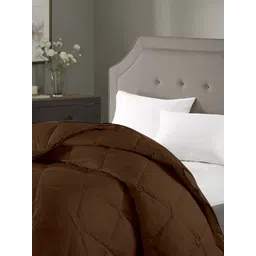 RAZZAI Brown Microfiber AC Room 150 GSM Double Bed Comforter image 4