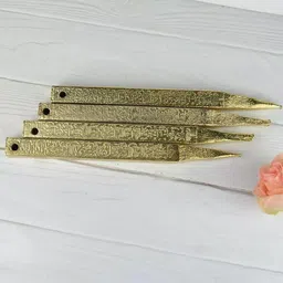 RBLISS CG 4 Barkaati Iron Sprituals Evil Eye protecter taveez Amulet for Home/Office/Iron bandish Nazar Naksh Nails /4 Corners House Suraksha kavach image 5