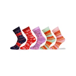 RC. ROYAL CLASS Kids Pack Of 5 Calf Length Acrylic Wool Socks-picture-15