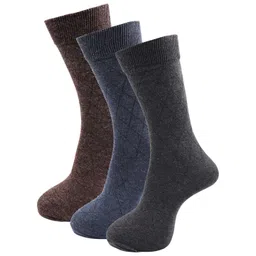 RC. ROYAL CLASS Men Pack Of 3 Multi-Coloured Patterned Calf Length Socks-picture-21