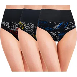 rc. royal class Pack of 3 Women Hipster Multicolor Panty-picture-13