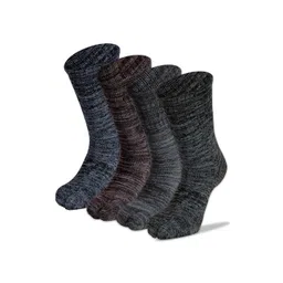 RC. ROYAL CLASS Women Pack Of 4 Thick Cushioned Winter Wear Woollen Thumb Thermal Socks-picture-12