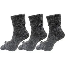 rc. royal class Women's Calf Length Towel Thick Woolen Thumb Socks(Pack of 3 Pairs)-picture-38