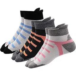 rc. royal class Women's Low Cut Ankle Length Cotton Multicolored Socks (pack of 3 pairs)-picture-28