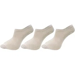 rc. royal class Women's No Show Loafer Skin Color Cotton Thumb Socks (Pack of 3 Pairs)-picture-42