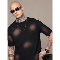 R.Code by The Roadster Life Co. Men Abstract Printed Relaxed Fit T-shirt-picture-22