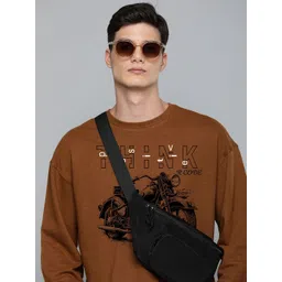 R.Code by The Roadster Life Co. Men Oversized Printed Sweatshirt-picture-34