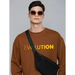 R.Code by The Roadster Life Co. Men Oversized Printed Sweatshirt-picture-13