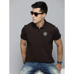 R.Code by The Roadster Life Co. Men Printed Polo Collar T-shirt-picture-42