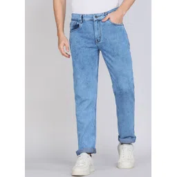 r.code by the roadster life co. Men Slim Mid Rise Blue Jeans-picture-12