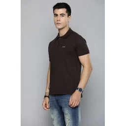 r.code by the roadster life co. R.Code by The Roadster Lifestyle Co. Men Regular Fit Pack Of 2 Solid Polo Cotton T-shirts-picture-10