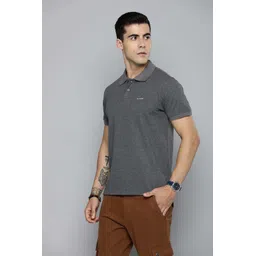 r.code by the roadster life co. R.Code by The Roadster Lifestyle Co. Men Regular Fit Pack Of 2 Solid Polo Cotton T-shirts-picture-15