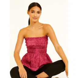 R.Code by The Roadster Life Co. Women Floral Printed Tube Top-picture-34