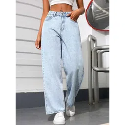 R.Code by The Roadster Life Co. Women Relaxed Fit High-Rise Light Fade Stretchable Jeans-picture-36