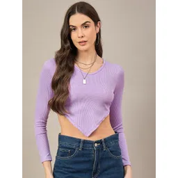 R.Code by The Roadster Life Co. Women Ribbed Crop Top-picture-25