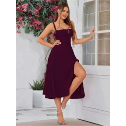 R.Code by The Roadster Life Co. Women Sleeveless A-Line Midi Dress-picture-39