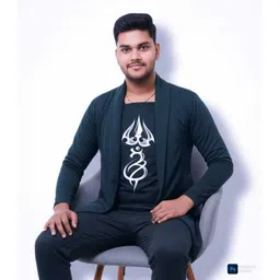 rd fashions Men Sleeveless Light Blue Shrug-picture-37