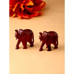 RDK Maroon Natural Hamdemade Sandalwood 2 Elephants-picture-23