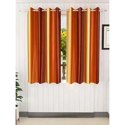 RDK Orange 2 Pieces Window Curtain-picture-18