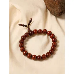 RDK Unisex Red Wood Handcrafted Charm Bracelet-picture-27